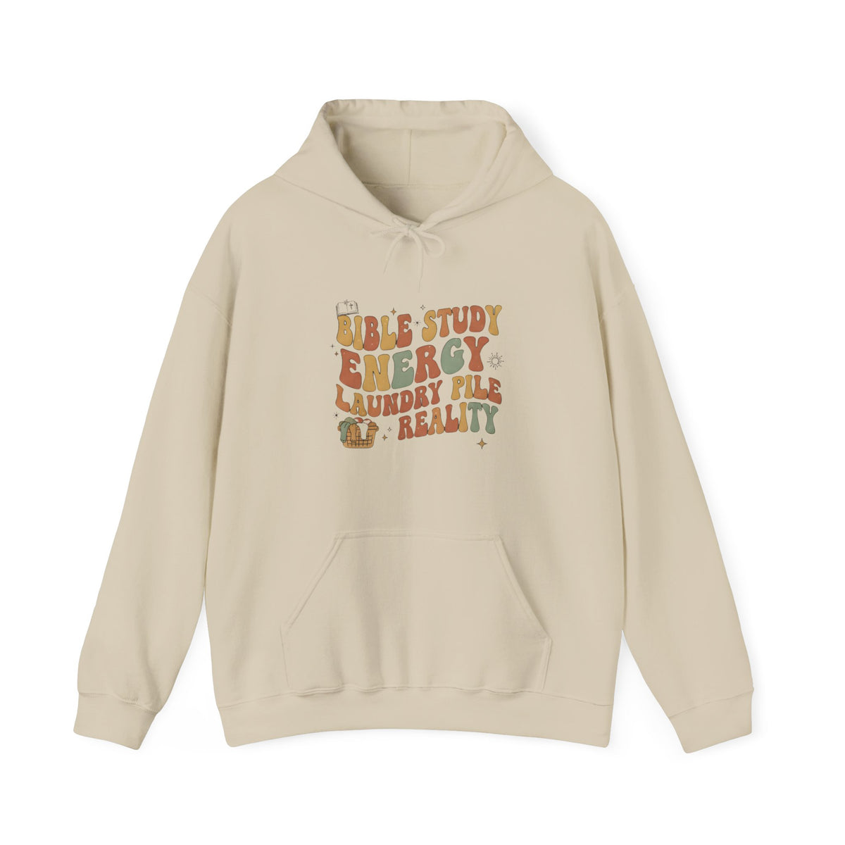 Bible Study Energy, Laundry Pile Reality Ultra-soft fleece Hoodie