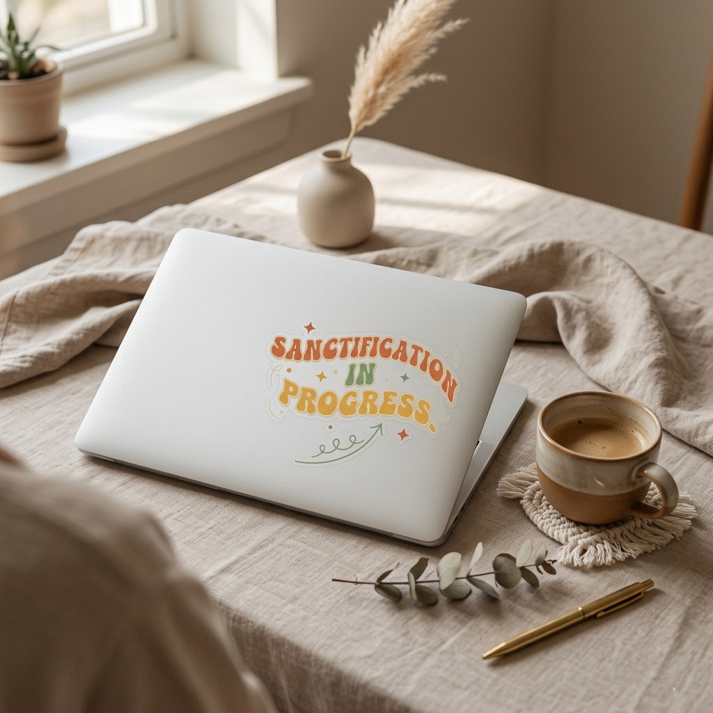 Sanctification In Progress Sticker