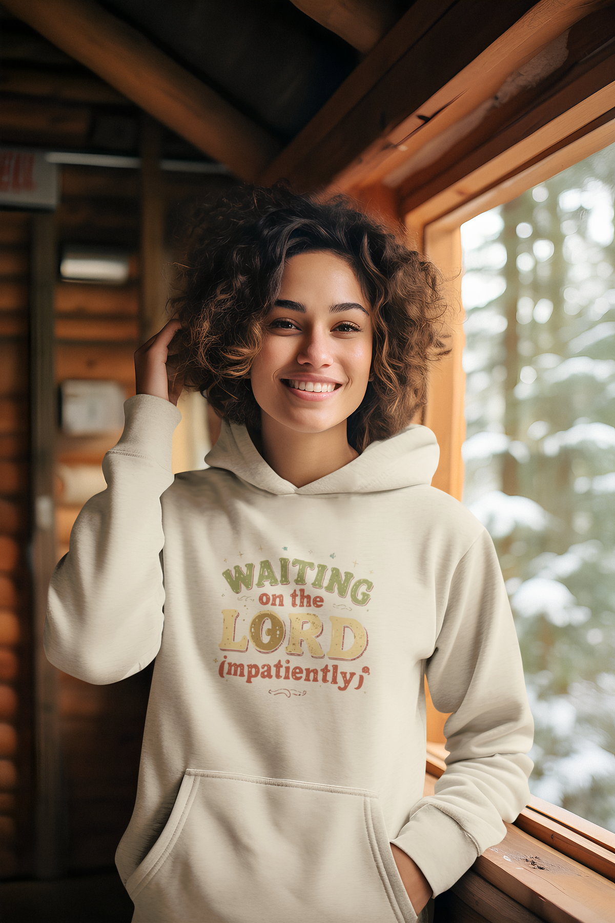 Waiting on the Lord (Impatiently) Hoodie