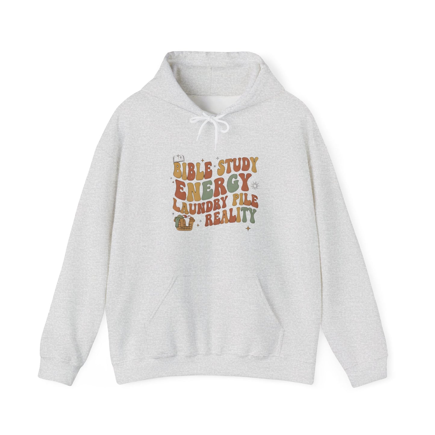 Bible Study Energy, Laundry Pile Reality Ultra-soft fleece Hoodie