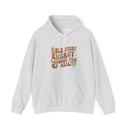 Bible Study Energy, Laundry Pile Reality Ultra-soft fleece Hoodie