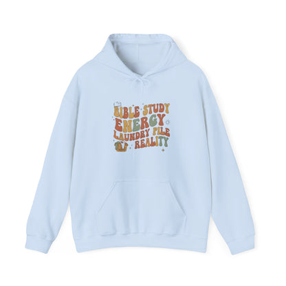 Bible Study Energy, Laundry Pile Reality Ultra-soft fleece Hoodie