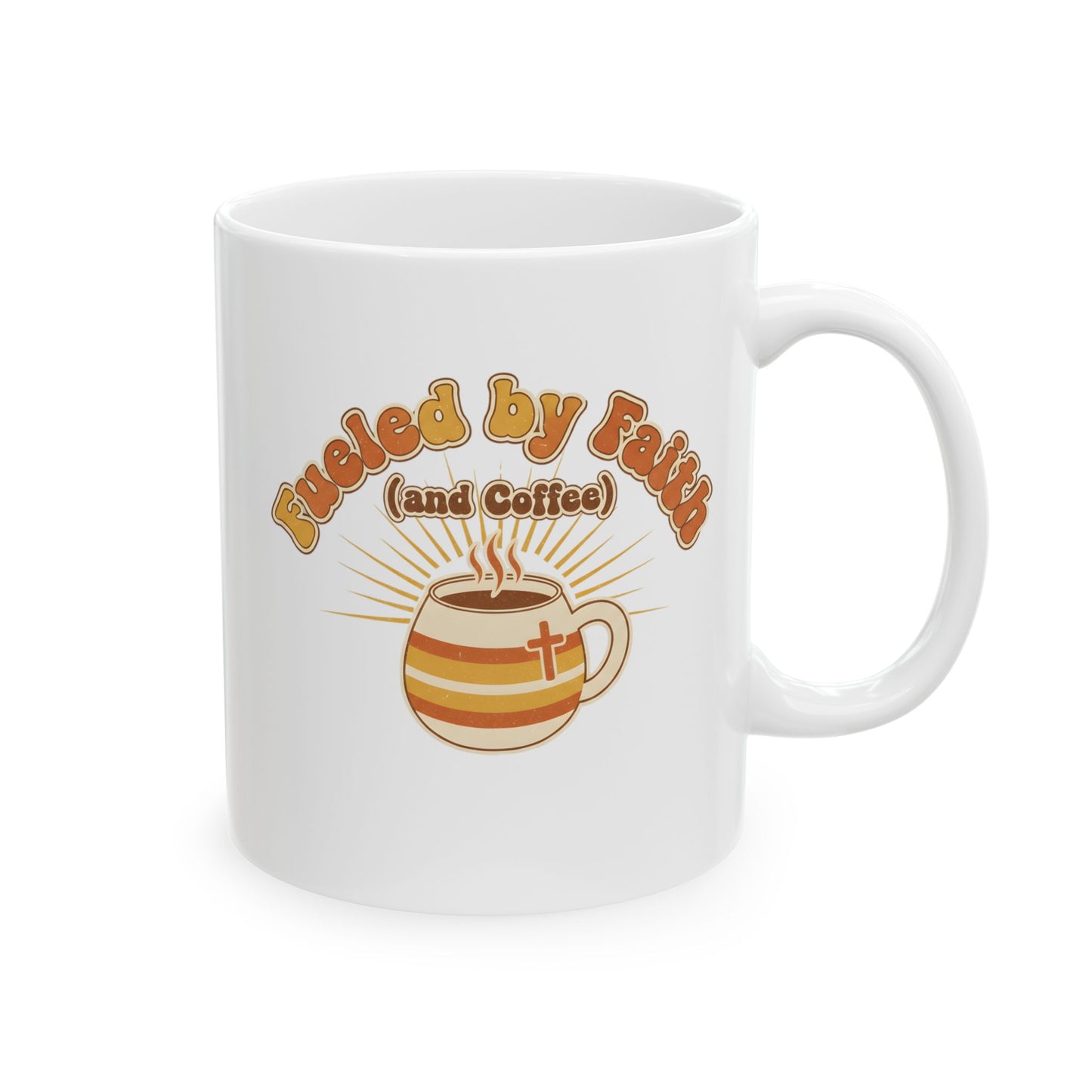 Fueled by Faith (and Coffee) Mug
