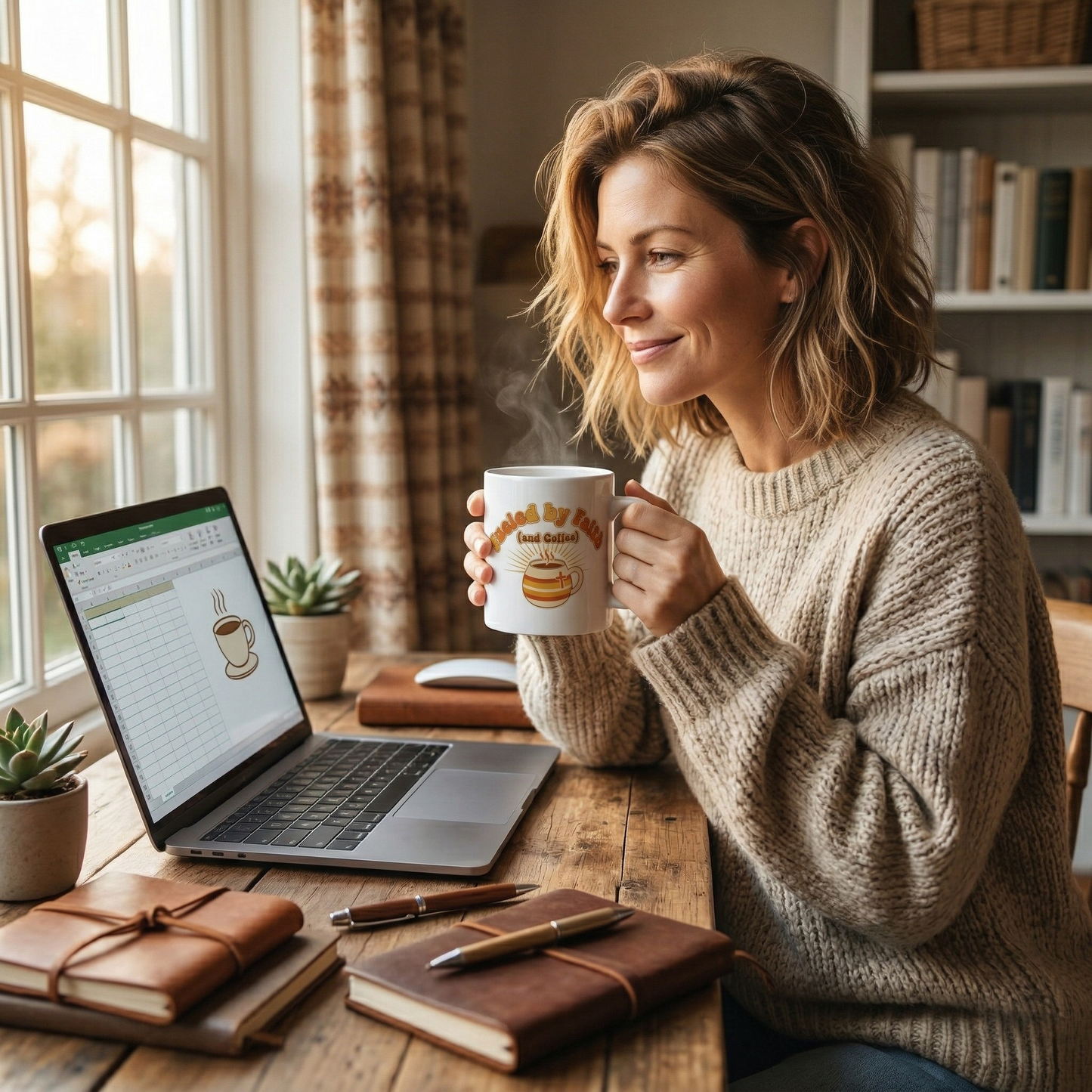 Fueled by Faith (and Coffee) Mug