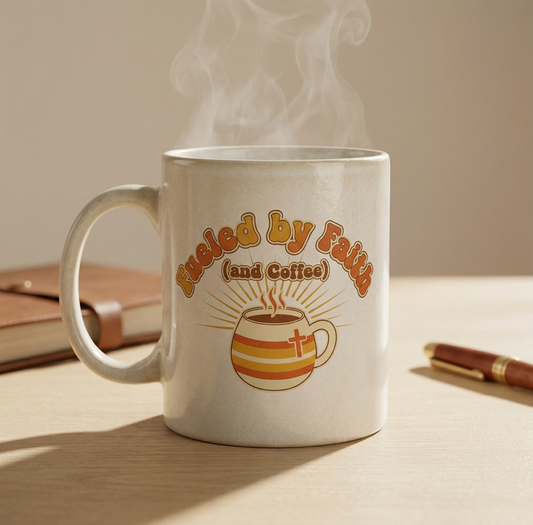 Fueled by Faith (and Coffee) Mug