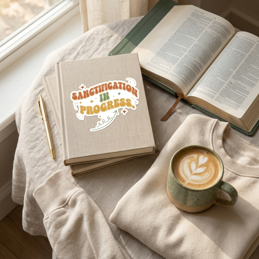 Sanctification In Progress Sticker