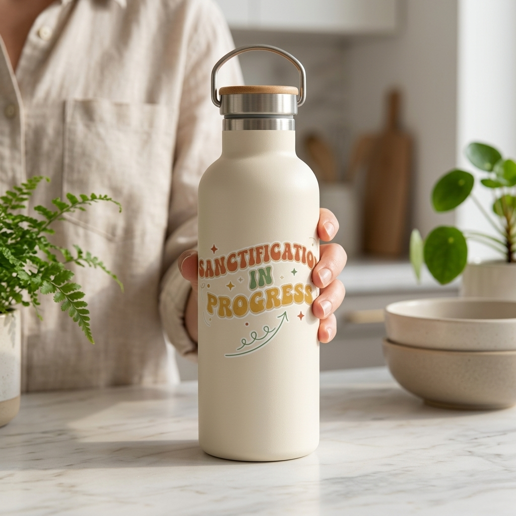 Sanctification In Progress Sticker